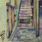 Bottom of the Stairs painting by Danielle Owens
