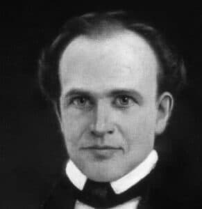 Black and white portrait of John G. Fee