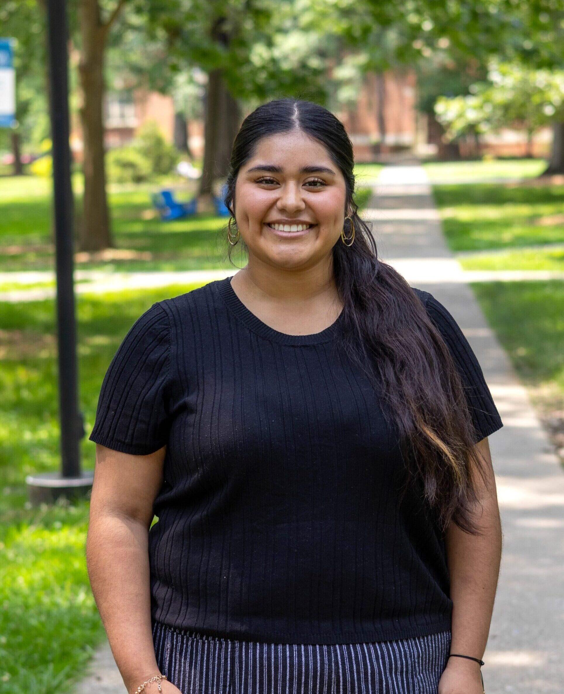 Megan Lucas and Dylan Ben with certification plaques
