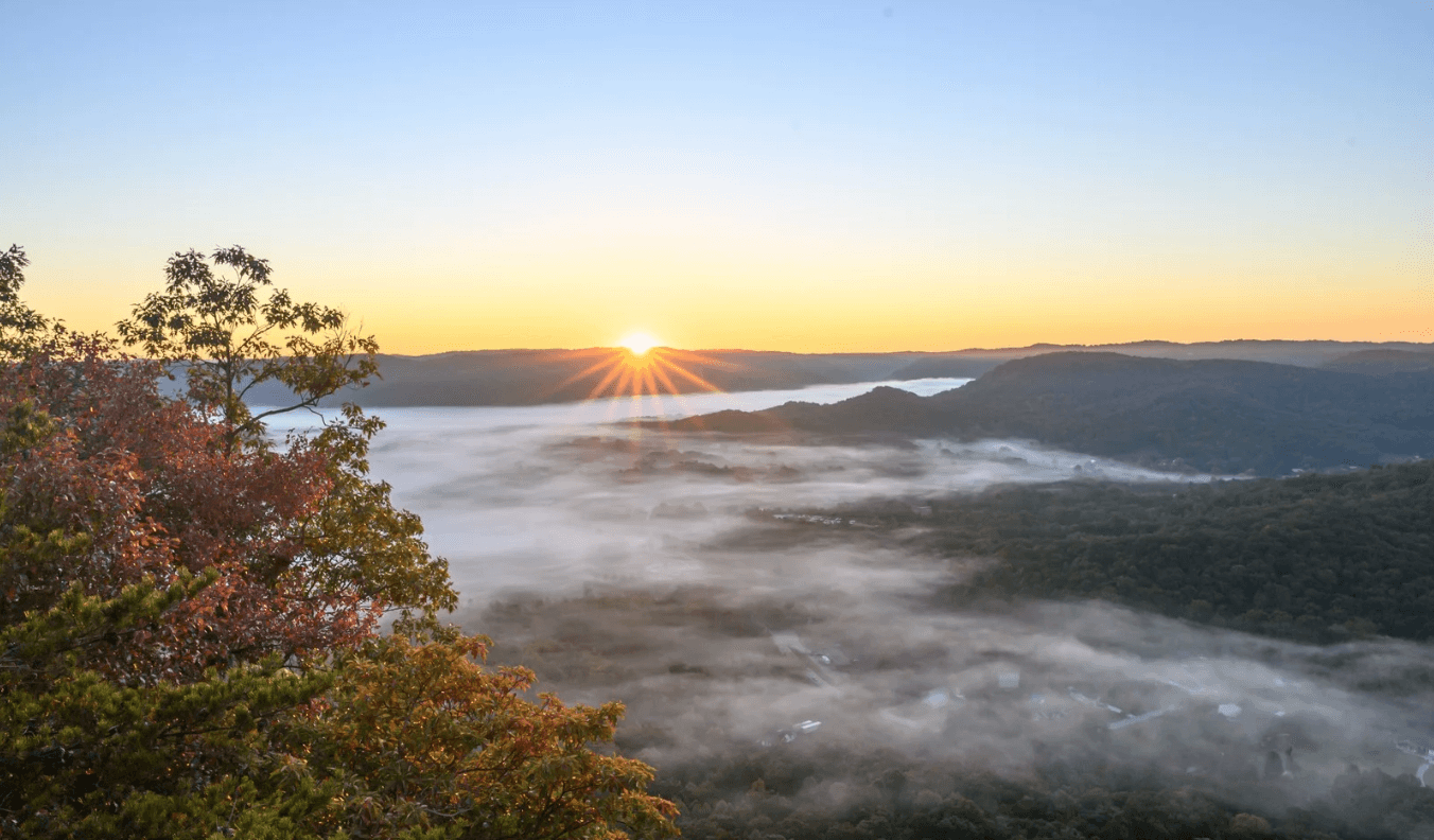 Picture of Pinnacles with Sunrise