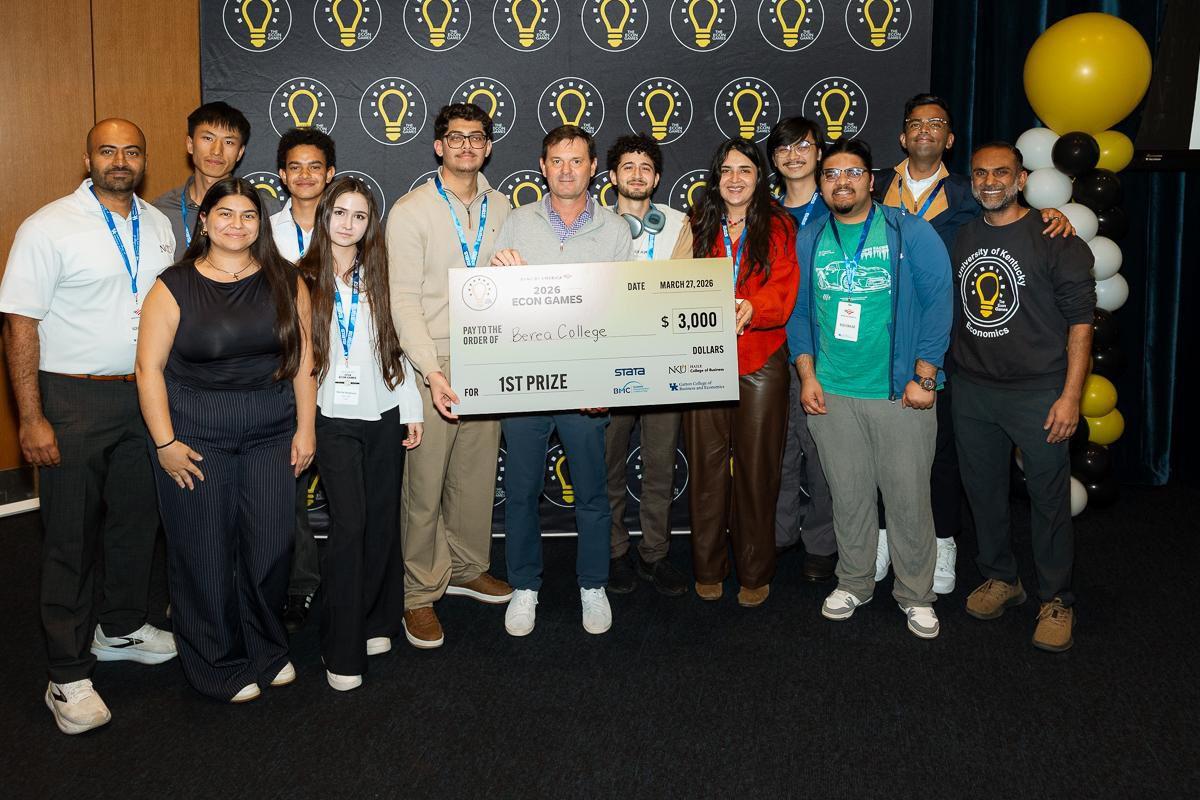 Berea College students finished first out of 30 national teams from 29 universities to win the 2026 Econ Games last weekend