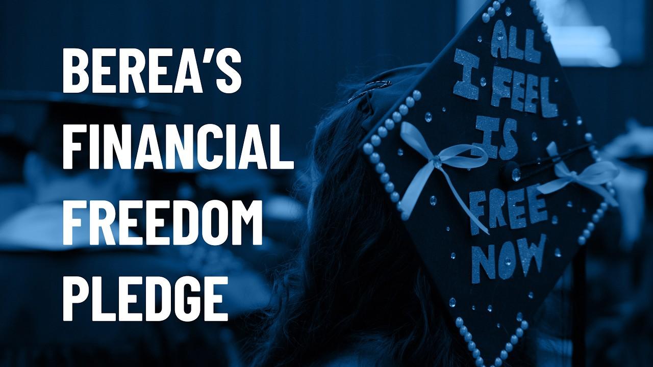 Berea College students on campus, from the Financial Freedom Pledge film