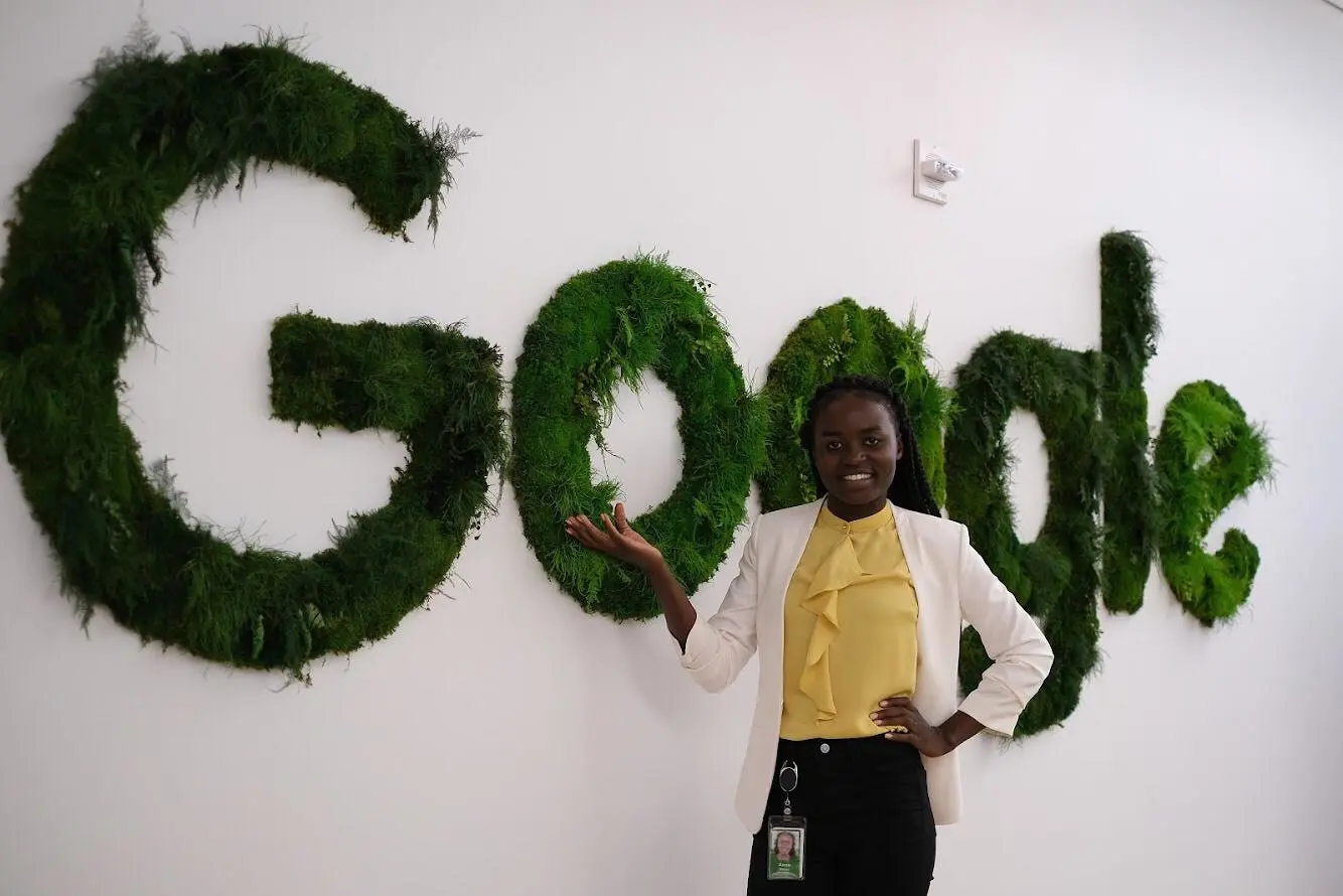 Berea student at internship