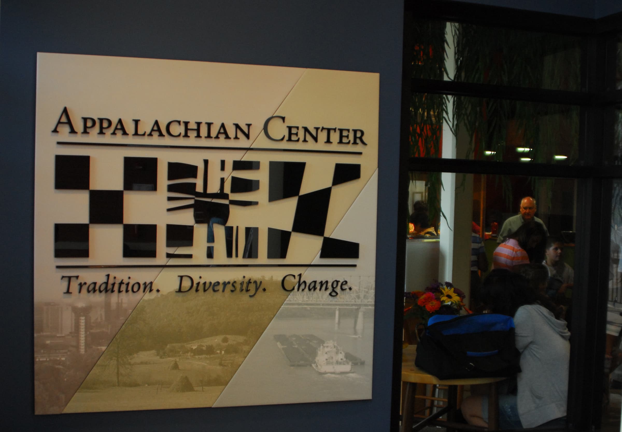 Sign for the Appalachian Center Gallery