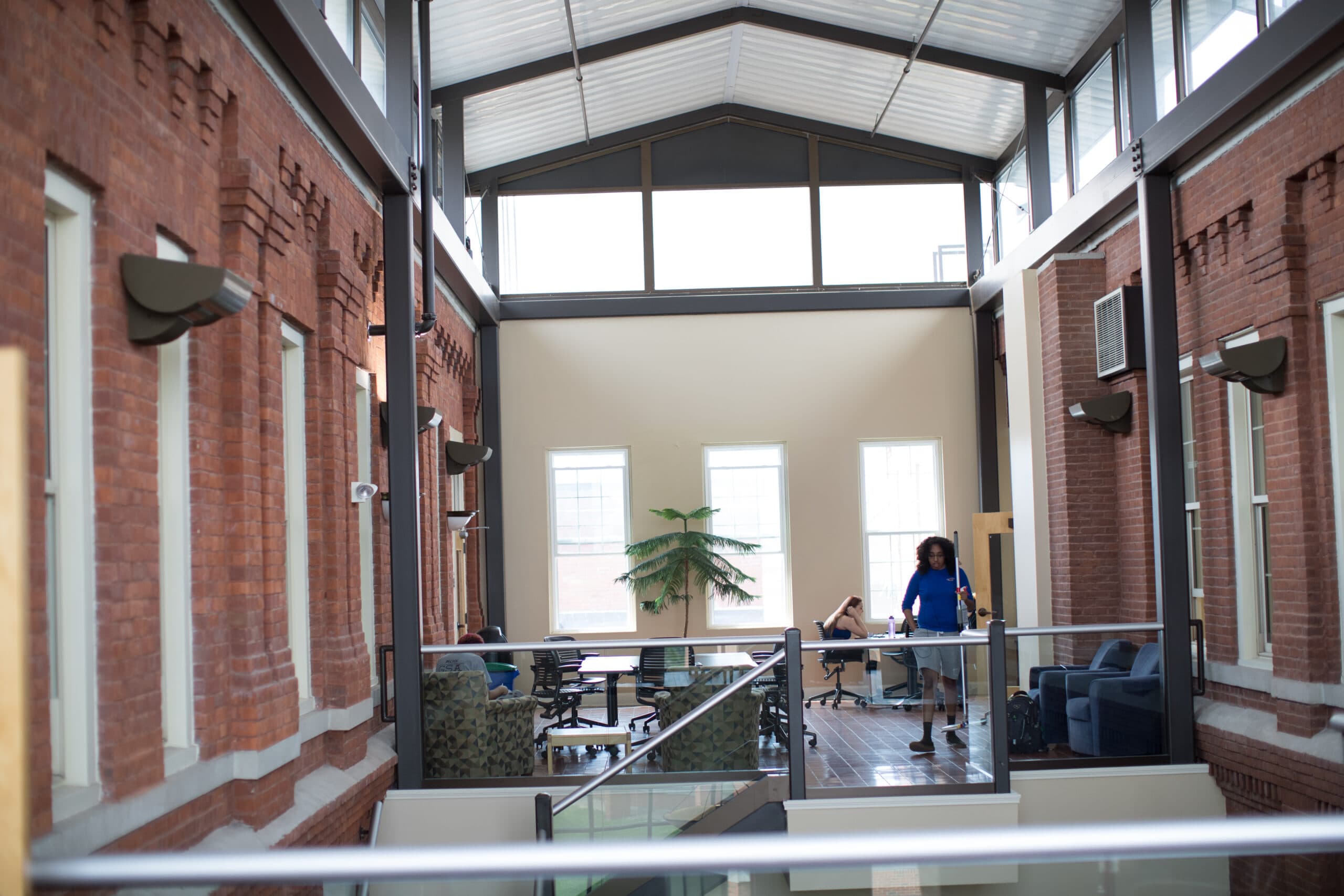 Upstairs of The Connector in Stephenson Hall