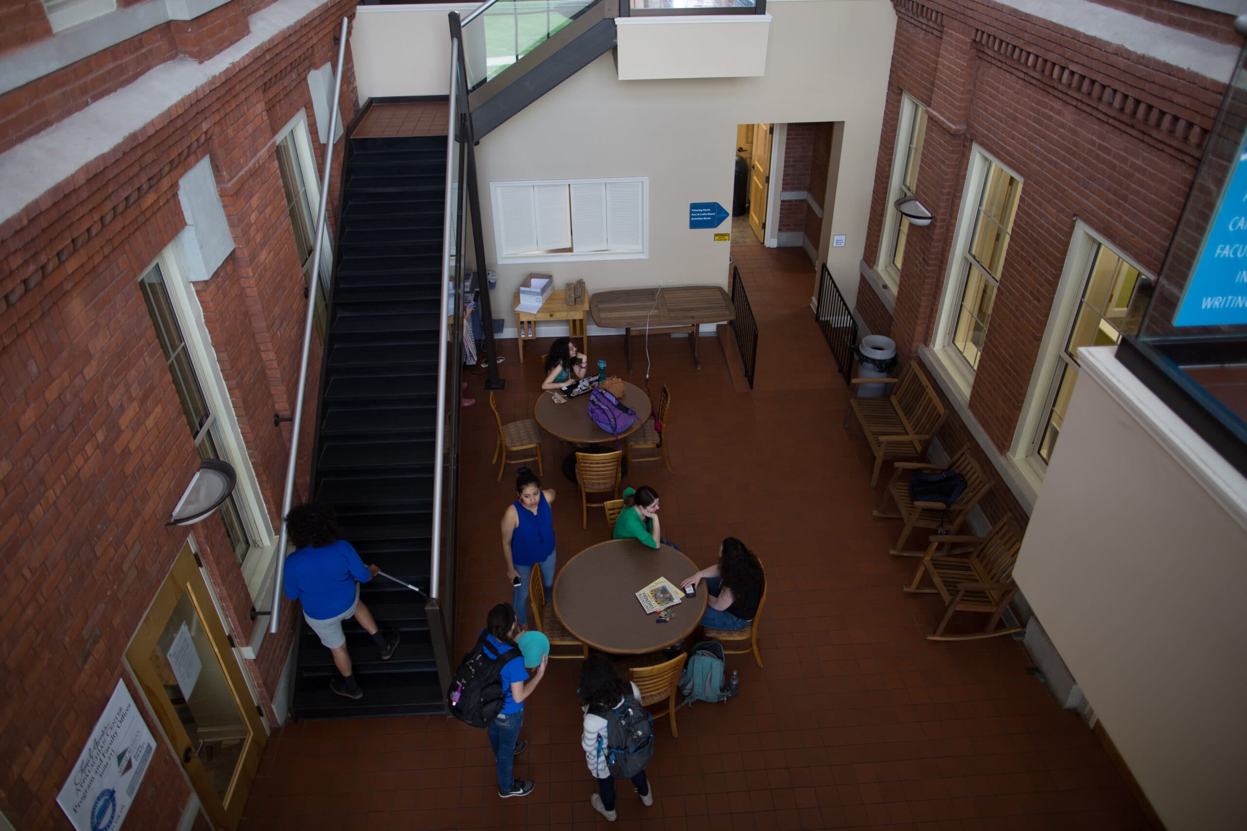 Downstairs of The Connector in Stephenson Hall