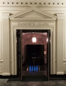 Entrance to Danforth Chapel