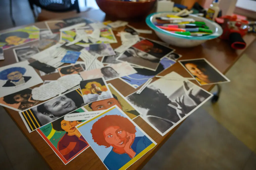 bell hooks day Student Activities  Photo: Tyler Rocquemore '22